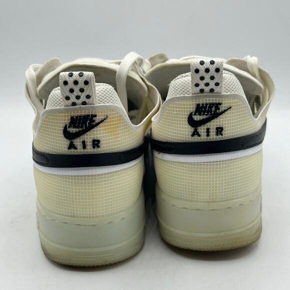 NIKE Air Force 1 React Black White Sz 9.5 - Picture 5 of 8